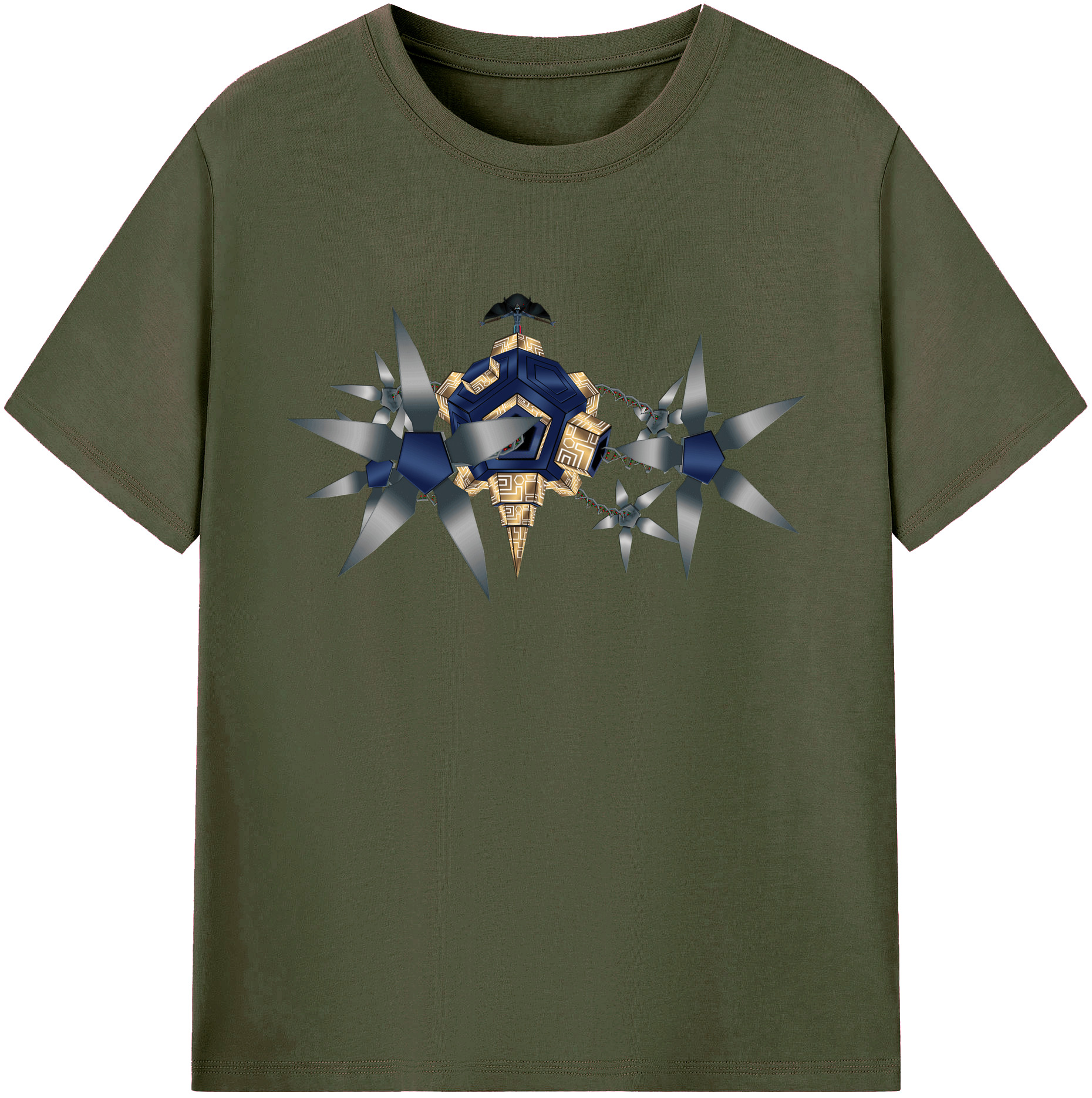 （画像用） Digimon デジタルモンスター/デジモン 綿100％ メンズ半袖Tシャツ｜肌触りやわらか＆通気性